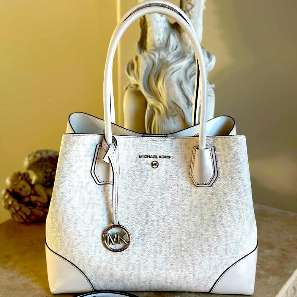 Michael Kors MK LOGO handbag tote with extra strap